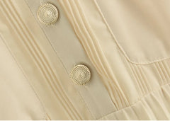 Lisa Pleated Long Dress