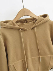 Lisa Grey Crop Hoodie