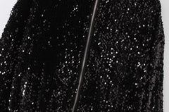 Liz Sparkly Sequin Cropped Jacket