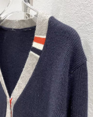 Jisung Navy Detail Cardigan