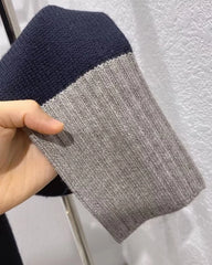 Jisung Navy Detail Cardigan