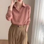 Taehyung Rose Pink Shirt