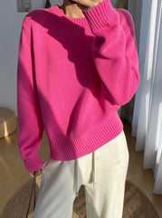 Jimin Blush Basic Sweater