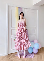 Asa Crumpled Puffy Dress