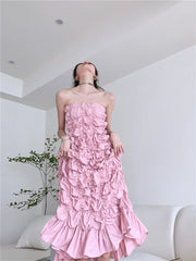 Asa Crumpled Puffy Dress