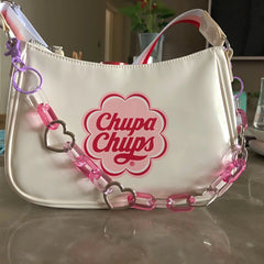 Karina Pink Hearts Chain