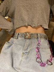 Karina Pink Hearts Chain