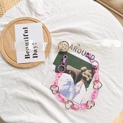 Karina Pink Hearts Chain