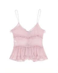 Lily Ruffled Sling Top