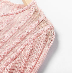 Ahyeon Blush Sheer Sweater