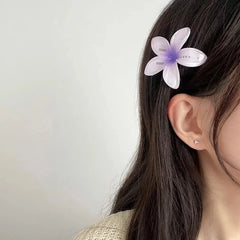 Minji Lilac Floral Hair Clip