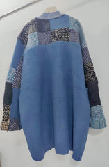 RM Patchwork Long Cardigan