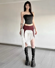Jennie Lace Layered Skirt