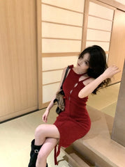 Kyujin Asymmetrical Cut-Out Dress