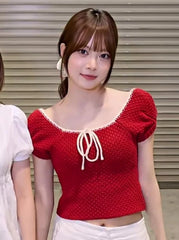 Eunchae Tie-Front Knit Top