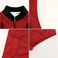 Jennie Racer Zip Bodysuit