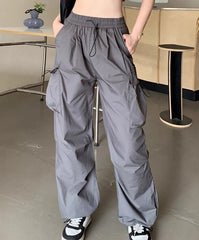 Ruka Grey Drawstring Pants