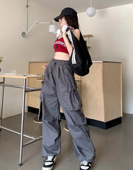 Ruka Grey Drawstring Pants
