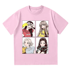 BLACKPINK “JUMP 2025” Pink Y2K Graphic Tee