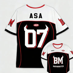BABYMONSTER 2026 Y2K Jersey Graphic Tee