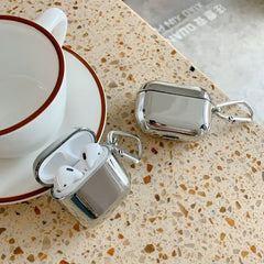 Silver Metal AirPods Case