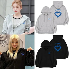 ITZY Premium Unisex Zip-Up Hoodie Jacket