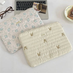 Rabbit Bow Laptop Sleeve