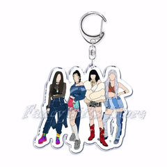 BLACKPINK Premium K-Pop Girls Band Keychain