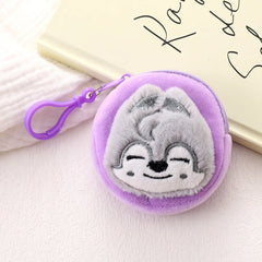 SKZoo™ Mini Plush Coin Bag Yellow Chicken Puppy Earphone Storage Bag