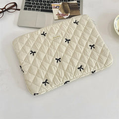 Rabbit Bow Laptop Sleeve