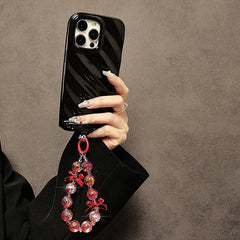 Bow Beaded Wrist Bag