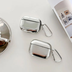 Silver Metal AirPods Case