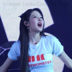 BABYMONSTER “HELLO MONSTERS” Crop Graphic Tee