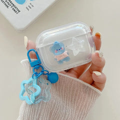 Crystal Rabbit Star AirPods Case