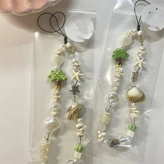 Coconut Starfish Phone Charm