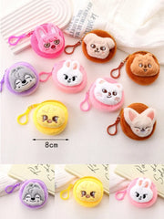SKZoo™ Mini Plush Coin Bag Yellow Chicken Puppy Earphone Storage Bag
