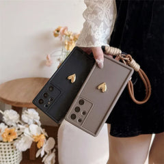Gold Heart Galaxy Case & Strap