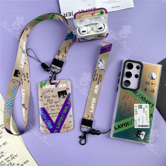 V Layover Signature Lanyard