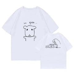 ITZY Cute Oversized Summer Graphic Tee