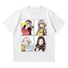 BLACKPINK “JUMP 2025” Pink Y2K Graphic Tee