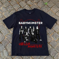 BABYMONSTER “Hello Monsters” World Tour Retro Tee