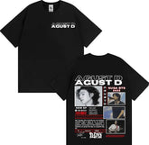 AgustD™ 2025 Tour Graphic Oversized Vintage T-Shirt