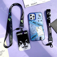 V Layover Signature Lanyard