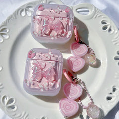 Crystal Butterfly Pink AirPods Case