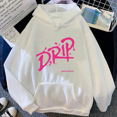 BABYMONSTER “DRIP Album” Retro Harajuku Oversized Hoodie