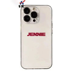 Jennie “J-Jennie” Korean Minimal Letter Phone Case