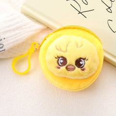 SKZoo™ Mini Plush Coin Bag Yellow Chicken Puppy Earphone Storage Bag