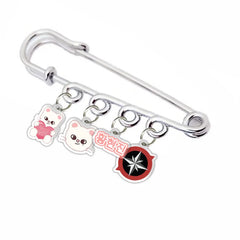 SKZoo™ Star Acrylic Keychain – Stray Kids Cartoon Pin Pendant