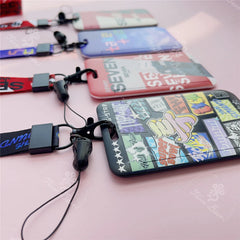 V Layover Signature Lanyard
