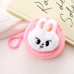 SKZoo™ Mini Plush Coin Bag Yellow Chicken Puppy Earphone Storage Bag